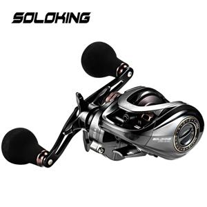 SOLOKING HIAW200 베이트 캐스팅 릴 5.4/7.2 기어비 11 + 1BB 바다 낚시 보트 낚시 릴 용 낚시 릴