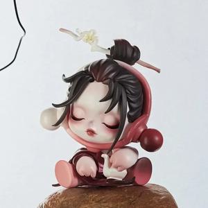 POP MART SKULLPANDA 잉크 매화 시리즈 트렌디 블라인드 박스 장난감 미스터리 박스 미스터리 액션 피규어 서프라이즈 생일 선물