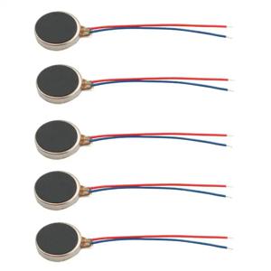 5개/세트 10mm 미니 진동 모터 DC 3V 12000rpm 평평한 동전형 버튼형 마이크로 DC 진동 모터 휴대폰 태블릿 마사지기용