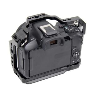 캐논 EOS R50 카메라용 카메라 케이지 리그, LED 조명 마이크용 콜드 슈 마운트 포함, 아카-스위스 삼각대용 보호 케이스