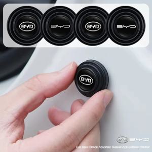 자동차 도어 충격 방지 가스켓 충격 흡수 패드 스티커 BYD 아토 3 위안 플러스 한 탕 EV F3 E6 Dmi 송 F0 친 프로 Ea1용