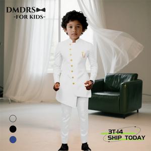 DMDRS 어린이 정장 세트(유아부터 청소년까지) - 오늘 배송 졸업식 연주회 친교 턱시도 - 재킷 바지 의상