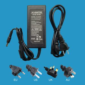 50W 5V 10A LED 전원 공급 장치 어댑터 85-265VAC에서 DC5V 조명 변압기, WS2812B 5050 2835 LED 라이트 스트립 CCTV LED 램프용
