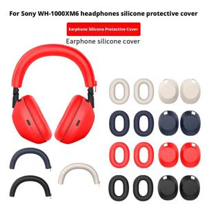 소니 WH-1000xm6용 실리콘 보호 케이스 헤드폰 커버 세트 편안한 장시간 착용 스크래치 범프 액체 스플래시 방지 내구성