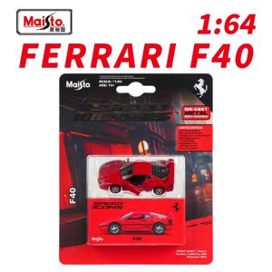마이스토 1:64 페라리 F40 포르쉐 머스탱 람보르기니 차량 스태틱 다이캐스트 차량 수집용 취미 모형 자동차 장난감