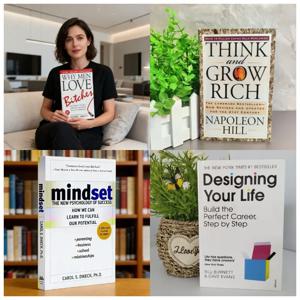 나폴레온 힐의 2권 세트 도서: 생각하고 부자가 되라(Think and Grow Rich)와 성공의 법칙(The Law of Success) 성인용 영어 독서 도서
