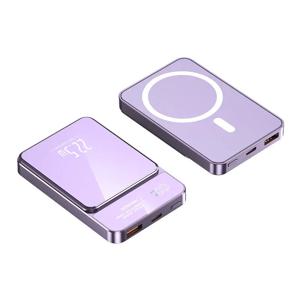 10000mAh 마그네틱 보조배터리 20W 무선 보조배터리 슬림 휴대용 배터리 충전기 (MagSafe 아이폰 17 16 15 삼성 24 23 호환)