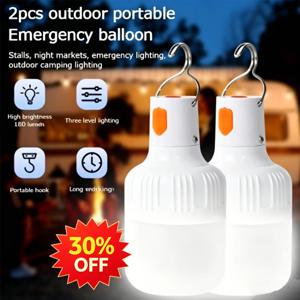1-4pcs 충전식 LED 실내 실외 비상 휴대용 조명(배터리 포함) 깜박이는 조명 토치 바베큐 텐트 캠핑 조명