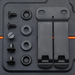 1피스 KYDEX 스테인리스 스틸 시스 K형 시스 액세서리 벨트 클립 스타일리쉬 벨트 클립 안전 휴대 나이프 홀스터 포켓 클립