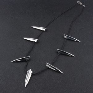 패션 블랙 팬서 목걸이 미니멀리스트 크리에이티브 슈퍼히어로 펜던트 쥬얼리 액세서리 개성 트렌드 남성용 선물