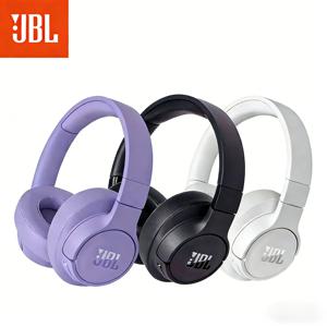 JBL Tune 760NC 무선 오버이어 헤드폰 접이식 액티브 노이즈 캔슬링 스포츠 헤드셋 (음악 및 여행용)