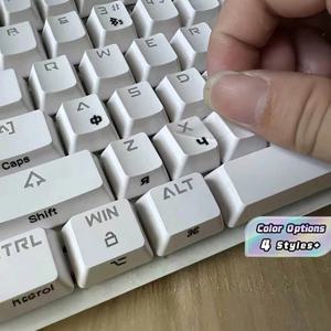 전송 스티커 필름을 떼어내어 단어를 남겨두세요 러시아어 데스크탑 키보드 스티커 범용 스티커 키 스티커 키보드 스티커