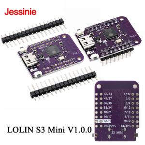 LOLIN S3 Mini V1.0.0 WIFI 블루투스 호환 BLE IOT 보드 ESP32-S3FH4R2 ESP32-S3 4MB 플래시 2MB PSRAM 마이크로파이썬 아두이노용