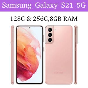 중고 삼성 갤럭시 S21 5G G991U1 6.2인치 ROM 128/256GB RAM 8GB 듀얼 심 NFC Wi-Fi 다이렉트 언락 리퍼비시 안드로이드 폰
