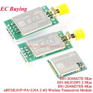 1-5Pcs E01-2G4M27D E01-ML01DP5 E01-2G4M27SX EByte NRF24L01P NRF24L01 PA LNA 장거리 2.4GHz SPI DIP IoT Wifi 무선 모듈