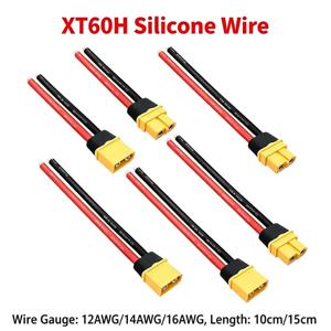 1 Pcs/5 Pcs Amass XT60H 남성 여성 커넥터 플러그 RC Lipo 배터리 FPV 무인 항공기 용 12/14/16 AWG 실리콘 와이어