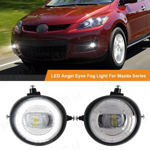 안개등 헤드 라이트 for Mazda RX-8 MPV 6 5 3 2 CX-7 CX-5 CX-9 MX-5/Miata 자동 Led 할로겐 안개 램프 방수 자동차 액세서리