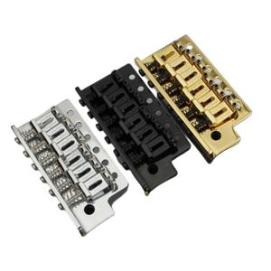 Miwayer 기타 트레몰로 브릿지 빈티지 새들 스틸 블록 세트, 펜더 스트랫 스퀴어 일렉트릭 기타 사용 가능, 크롬, 52.5mm