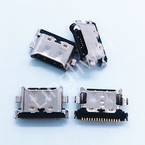10-100pcs 삼성 갤럭시 A20 A21S 용 16Pin Type-C 마이크로 USB 충전 충전기 커넥터 포트 독 소켓 유형 C