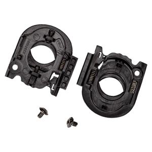 2 조각 헬멧 바이저 쉴드베이스 고성능 예비 부품 MT Stinger 2 Mt-v-28B 바이저베이스 용 쉬운 설치