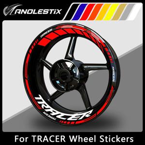 AnoleStix 반사 오토바이 휠 스티커 허브 데칼 림 스트라이프 테이프, 야마하 TRACER7 TRACER9 TRACER7GT TRACER9GT 용