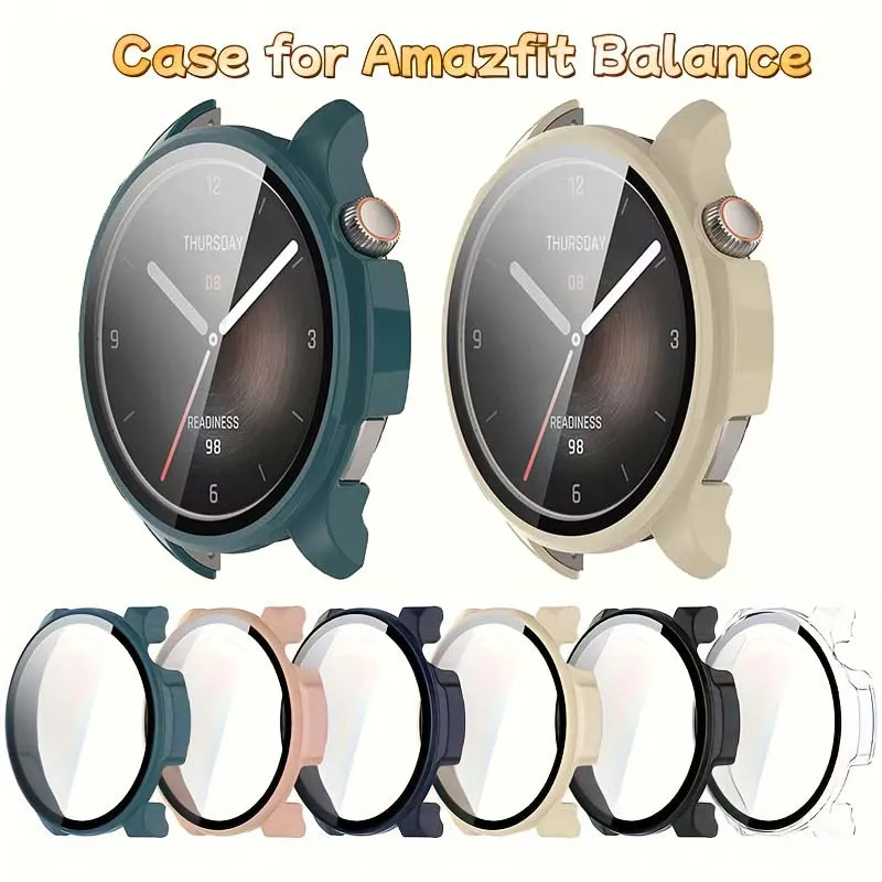 Amazfit Balance 스마트워치용으로 설계된 화면 보호 케이스로, 장치 화면을 위한 포괄적인 보호 기능을 제공합니다.