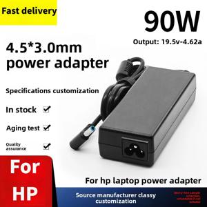 AC 노트북 충전기 전원 어댑터, HP Pavilion 14 15 PPP012C-S 710413-001 Envy 17 17-j000 15-e029TX 용, 19.5V, 4.62A, 90W, 4.5x3.0mm
