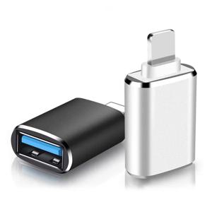 USB 3.0 ~ 8 핀 번개 OTG 고속 충전 남성-USB 여성 어댑터(아이폰 14 13 IPad Ios 13 위)