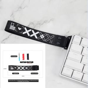 1pc 크리 에이 티브 키보드 리본 범용 기계식 키보드 스트랩 키보드 장식 자기 축 키보드 스트랩 장식 선물