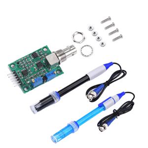 액체 PH 값 감지 레귤레이터 센서 모듈 모니터링 제어 미터 테스터 + Arduino PH 0-14 용 BNC PH 전극 프로브