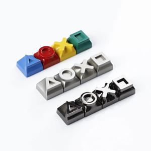 YMDK 금속 게임 콘솔 키 캡 화살표 키 4pcs 사용자 정의 기계식 키보드 캡 합금 게임 키 캡 성격 스트레스 릴리프