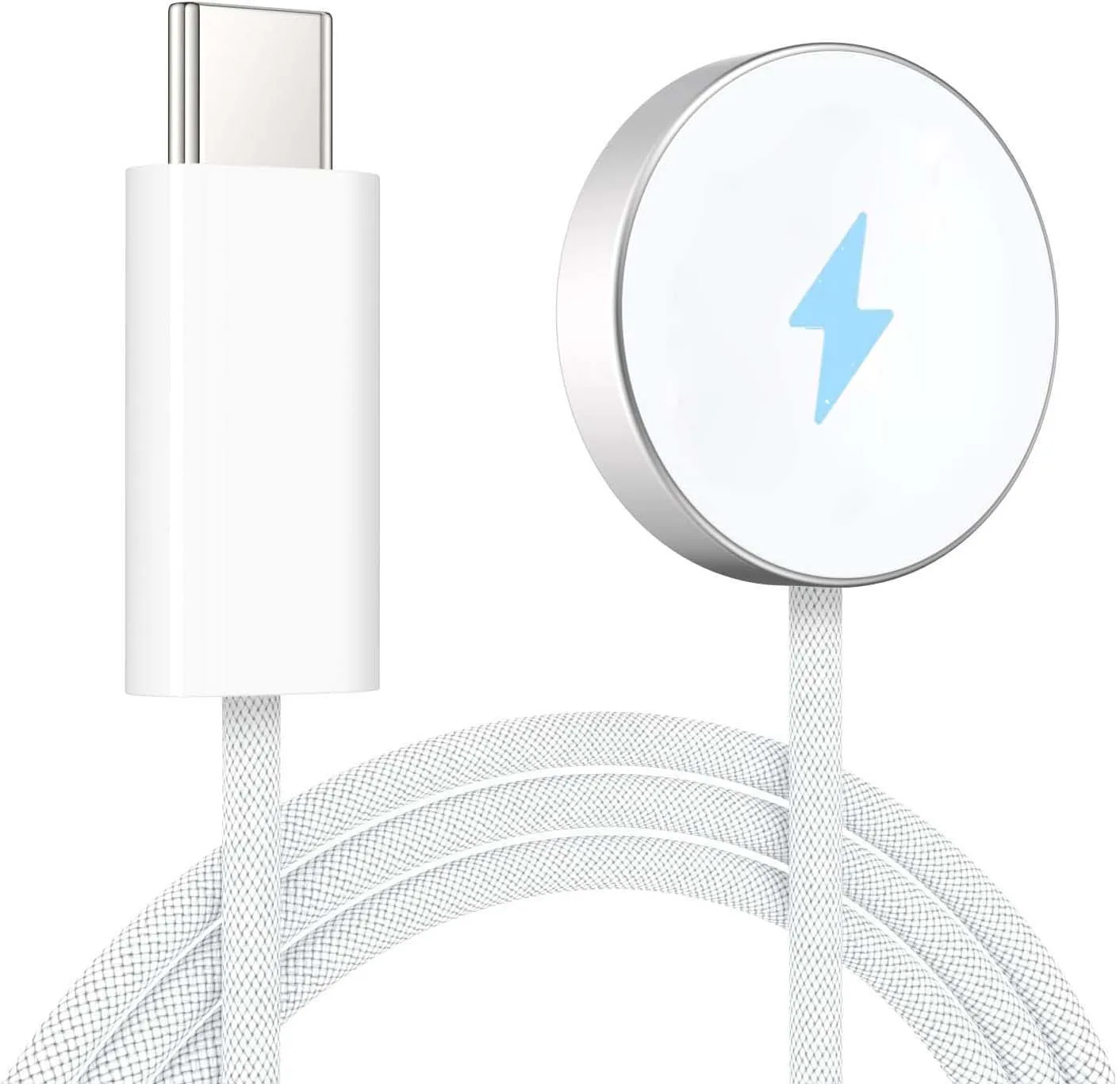 애플 워치용 USB C 충전 케이블, 마그네틱 워치 충전 케이블, 워치 시리즈 10 9 8 7 6 호환, 고속 충전