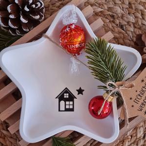 DIY 공예용 대형 별 모양 실리콘 몰드 - 오각형 수지 주조, 점토 및 석고 공예 몰드, 창의적인 홈 데코