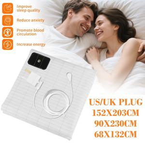 10% 은 섬유와 90% 유기농 면으로 만든 접지 매트 접지 침대 시트 자연 건강과 건강한 지구 에너지