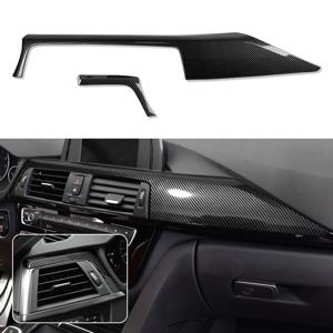 BMW F30 F31 F34 3GT F32 F33 F36 (2012-2020) 센터 콘솔 대시보드 패널 커버 트림 액세서리, 카본 파이버 ABS 스티커