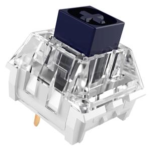 Kailh Box 네이비 스위치 기계식 키보드 스위치, 3핀 60gf Clicky Pre-Lubed 방수 60 게임용 키보드 키트 맞춤형 스위치