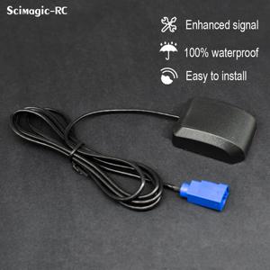 1/2/3/5/10/20pcs Fakra C 블루 커넥터가있는 범용 차량 GPS 수신기 활성 네비게이션 GPS 안테나