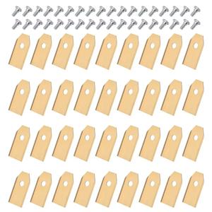 세그웨이 나비모우 I105N/I108N/I110N/H500N/H800N/H1500N/H3000N 로봇 잔디깎이용 36개 교체 블레이드 키트(나사 포함)-A55K