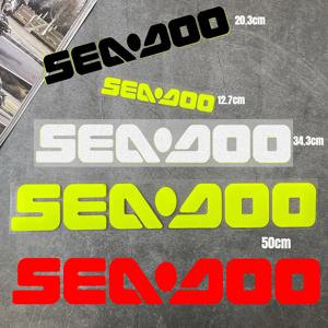 2개 세트 제트스키 스티커 SEA-DOO 수상 보트 스티커 비닐 데칼 RXP RXT GTI 스파크 GTX 방수 액세서리 (BRP SEADOO 용)