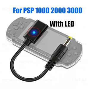 PSP1000 2000 3000 콘솔용 PD USB C 케이블, PSP 3000 게임 콘솔용 충전 어댑터 타입 C LED 컨버터, 전원 코드 와이어