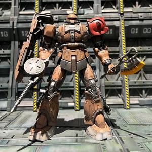 HG 1/144 자쿠 II 타입 솔라리 레퀴엠 버전 액션 피규어 조립 모델 키트 가동식 관절 메카 플라스틱 모델 수집용 선물
