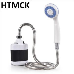 휴대용 캠핑 샤워기 야외 USB 충전식 전기 샤워 펌프 (캠핑, 세차, 정원 가꾸기, 애완동물 세척용)