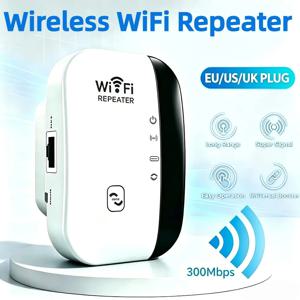 300Mbps 무선 와이파이 리피터 신호 증폭기 홈 라우터 와이파이 확장기 장거리 2.4GHz 802.11N 와이파이 증폭기