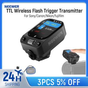 NEEWER QZ 2.4G TTL 무선 플래시 트리거 (소니/캐논/니콘/후지필름 카메라용) Godox IT32 V1 V100 AD200 Pro II 플래시 송신기