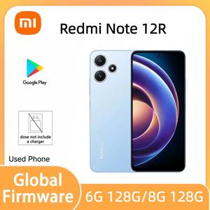 샤오미 레드미 노트 12R 5G 스마트폰 안드로이드 6GB 램 128GB 퀄컴 스냅드래곤 4세대2 50MP 5000mAh 배터리 중고폰