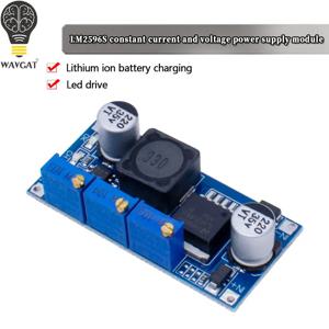 LED 드라이버 DC-DC 스텝 다운 조절식 CC/CV 전원 공급 장치 모듈 배터리 충전기 조절식 LM2596, LM2596S 정전류