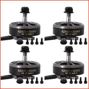 4 개/몫 엔젤 A2807 KV1300 6S/ 1500KV 5S/ 1700KV 4S 브러시리스 CW 모터 7 인치 장거리 FPV 프리 스타일 드론 액세서리