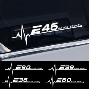 자동차 사이드 윈도우 스티커, 자동차 장식 필름 데칼 액세서리, BMW E46 E90 E91 E60 E39 E36 E87 E92 E30 E34 E61 E62