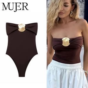 MUJER 2025 익스트림 바디수트 여성 오프숄더 섹시 바디 여성용 블랙 바디 원피스 섹시 의상 란제리 바디수트 여성