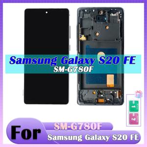 삼성 S20 FE lcd SM-G781 G781U G781B LCD 디스플레이 용 S20 FE 디스플레이 프레임 터치 스크린 디지타이저 어셈블리 교체